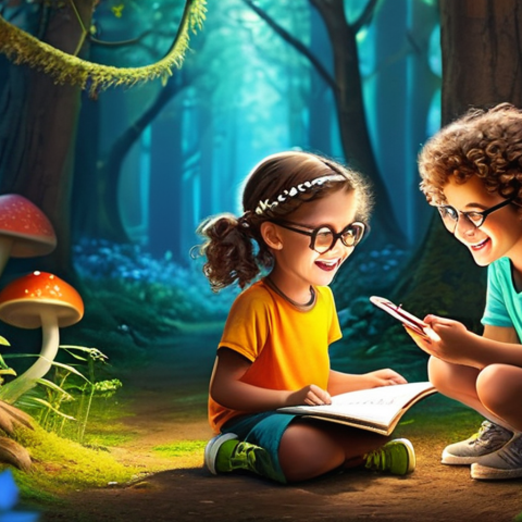 헤이지니의 콘텐츠 트렌드 - **Prompt 1: "The Enchanted Forest Learning Adventure"**
    A vibrant, whimsical illustration in a 3...