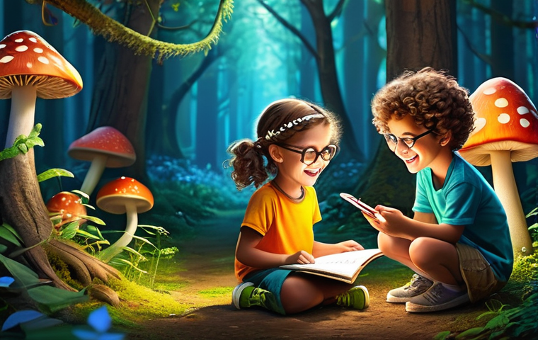 헤이지니의 콘텐츠 트렌드 - **Prompt 1: "The Enchanted Forest Learning Adventure"**
    A vibrant, whimsical illustration in a 3...