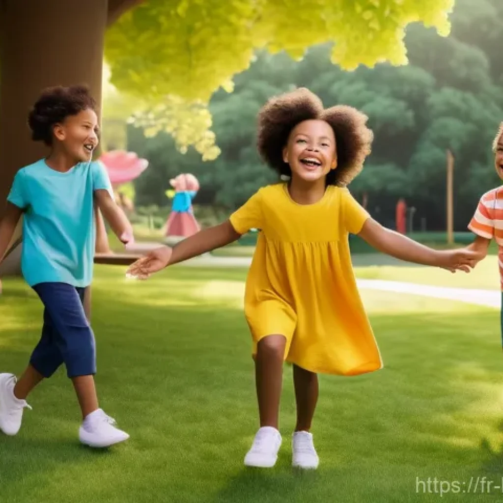 헤이지니 콘텐츠의 해외 진출 - **Prompt 1: Universal Joy and Friendship in a Vibrant Animated World**
    A group of happy, diverse...